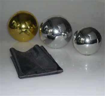 Zombie Ball S Fulárových,Velká Velikost (Dia.15 cm,Zlatá/Stříbrná Barva Zboží) Plovoucí Kouzla Trik Fázi Iluze, Mentalismu