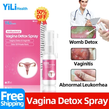 Vaginální Čištění Dělohy Detox Sprej Vaginitida Léčba Krém Pochvy Léčení Žen Gynekologické Lék Vaginale Cleaner